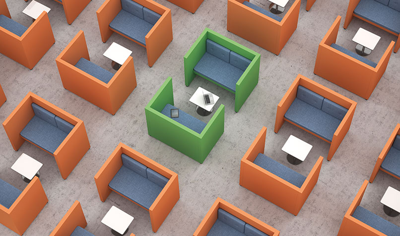 Illustration work desks