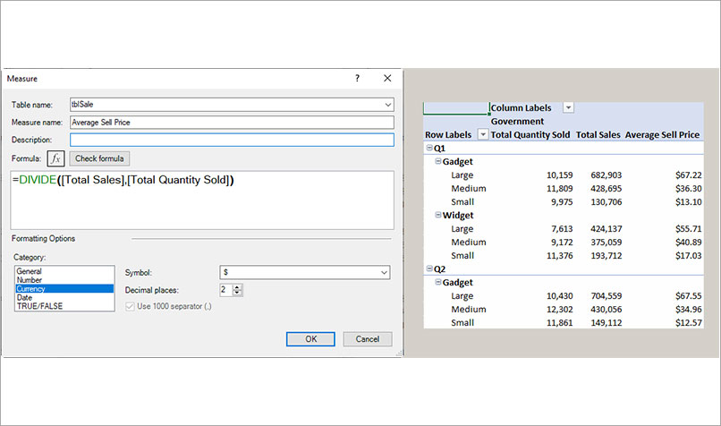 Excel screenshot