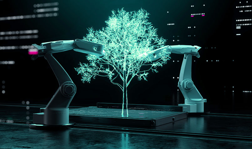Tree robot city
