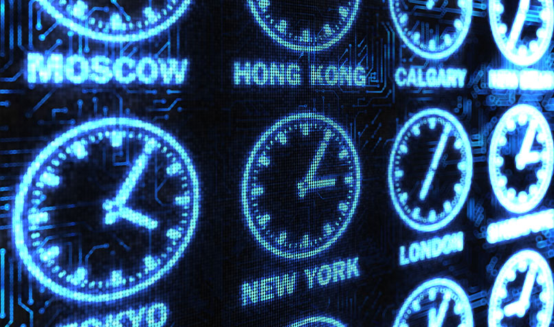 Clocks world time
