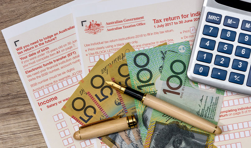 Tax office form money calculator