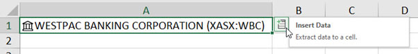 Excel screenshot