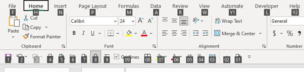 Excel screenshot