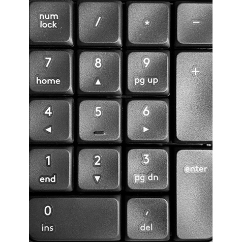Close up of computer keyboard