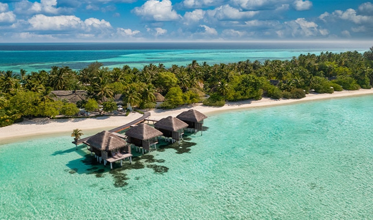 Overwater bungalows Maldives