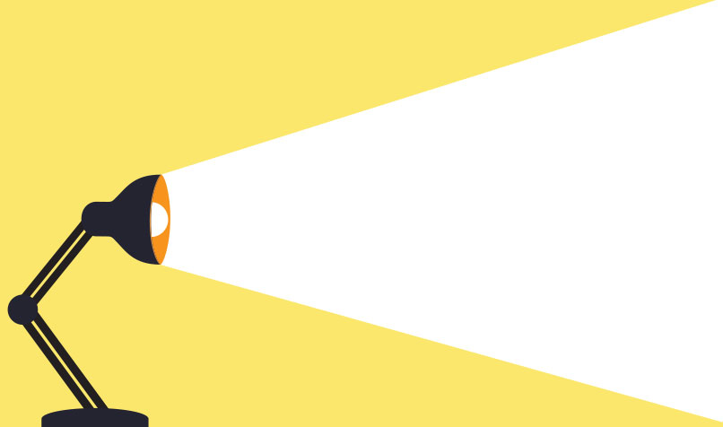 Desk light spotlight