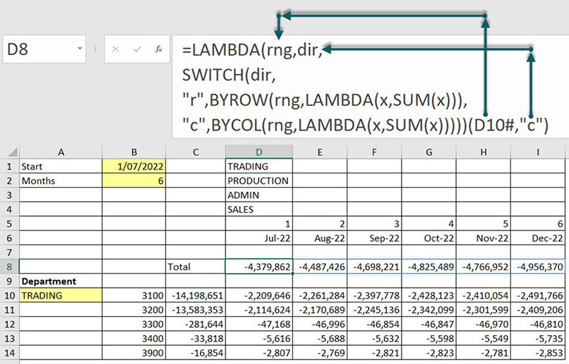Excel screenshot