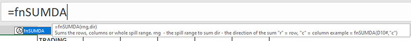 Excel screenshot