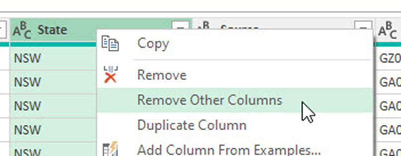 Excel screenshot