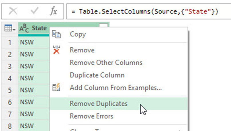 Excel screenshot