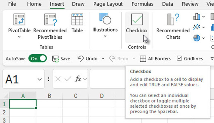 Excel screenshot