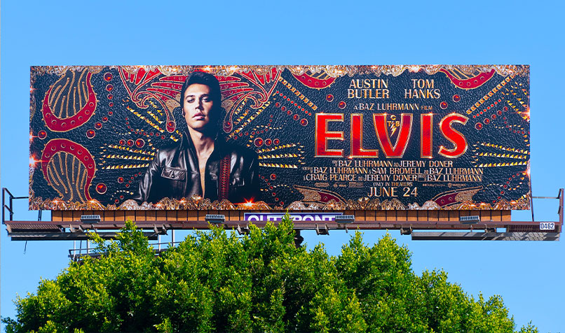 Elvis movie billboard