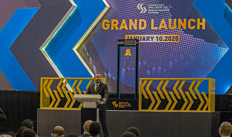 Abiy Ahmed Ethiopian Securities Exchange