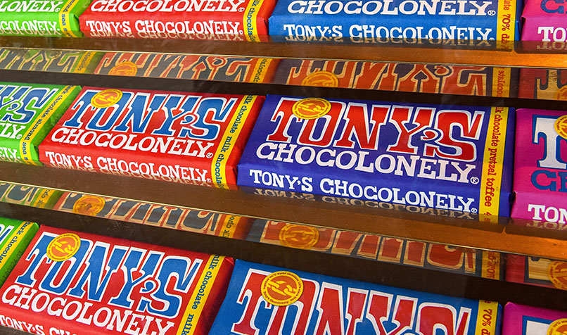 Tony's chocolonely bars