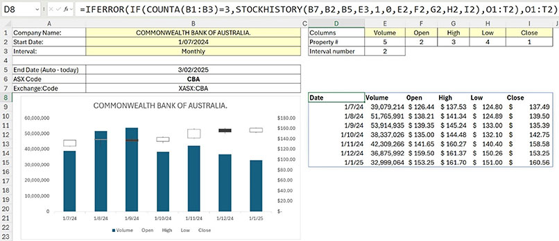 Excel screenshot