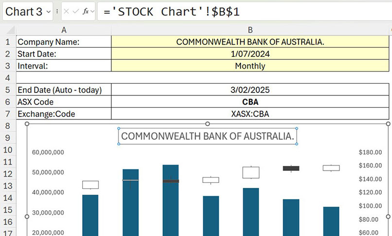 Excel screenshot