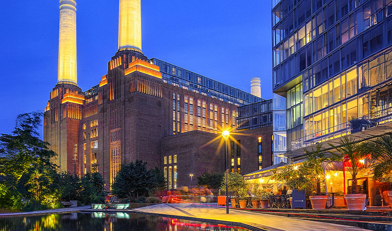 Battersea Power Station, London, England.