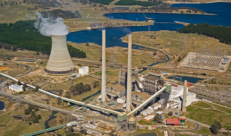 The Wallerawang Power Station, New South Wales, Australia.