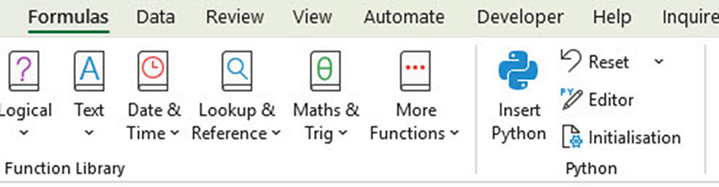 Excel screenshot