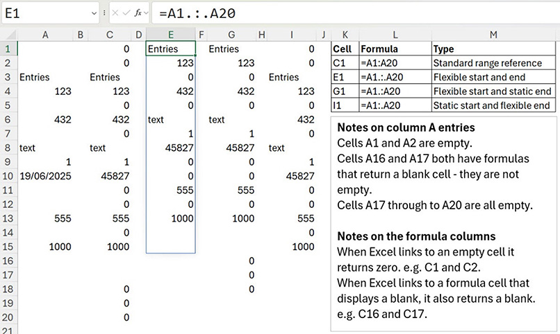 Excel screenshot