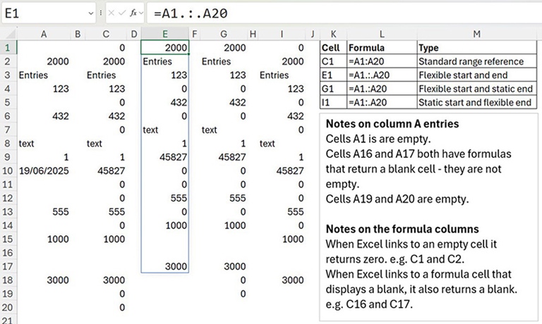Excel screenshot