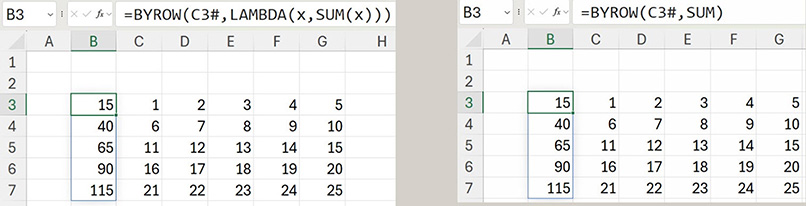 Excel screenshot