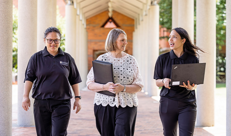 Annette Morgan walking curtin university