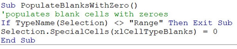 Excel screenshot