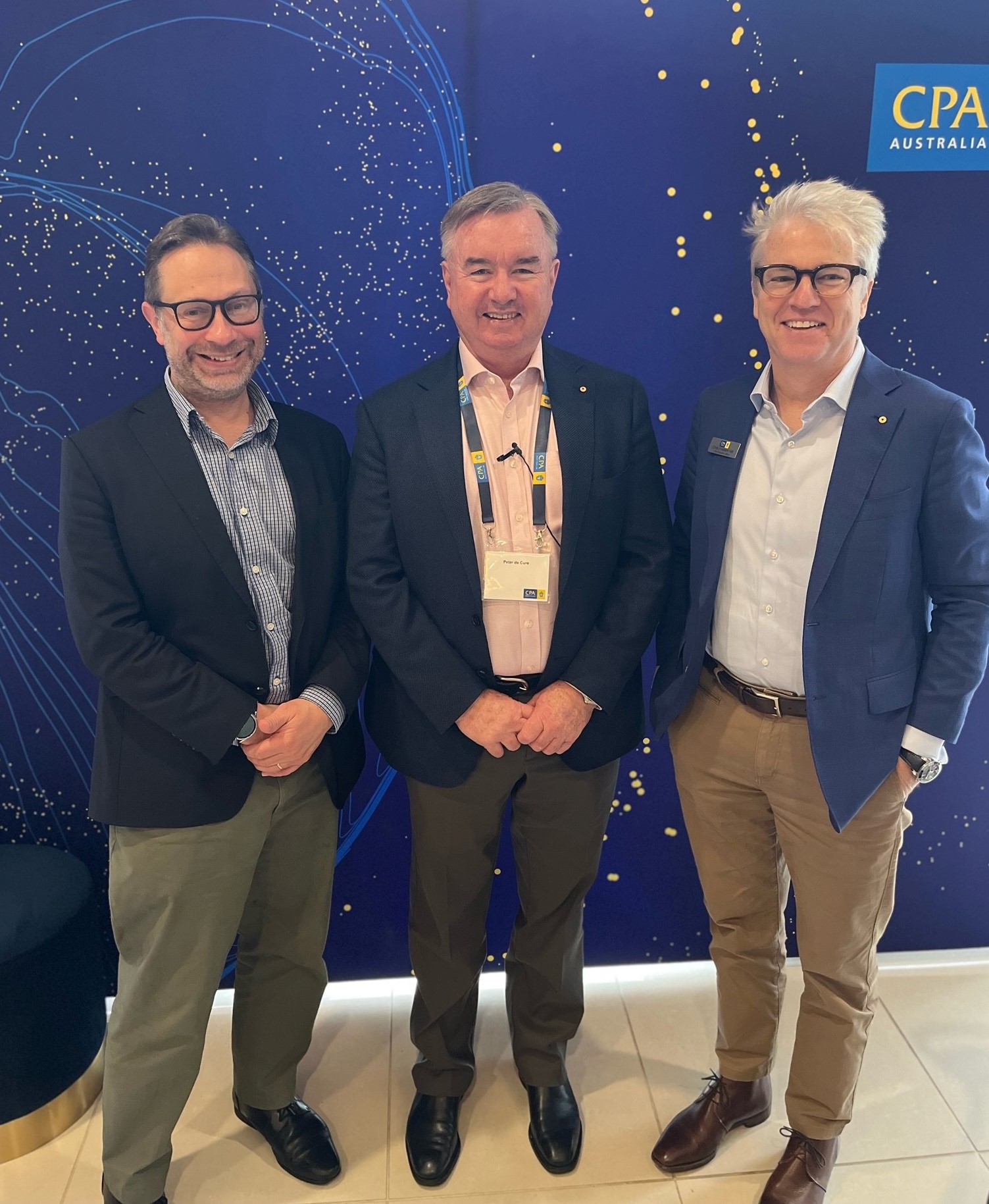 Gavan Ord, Peter de Cure AM, Chris Freeland AM