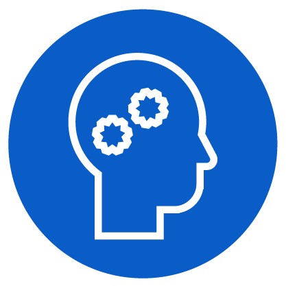 head with gears in it