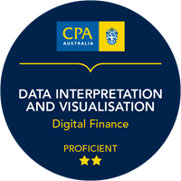 Data Interpretation and Visualisation Micro-credentials badge