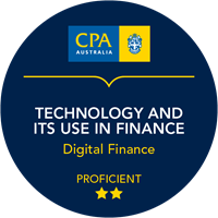Technology and Its Use in Finance Micro-credentials badge