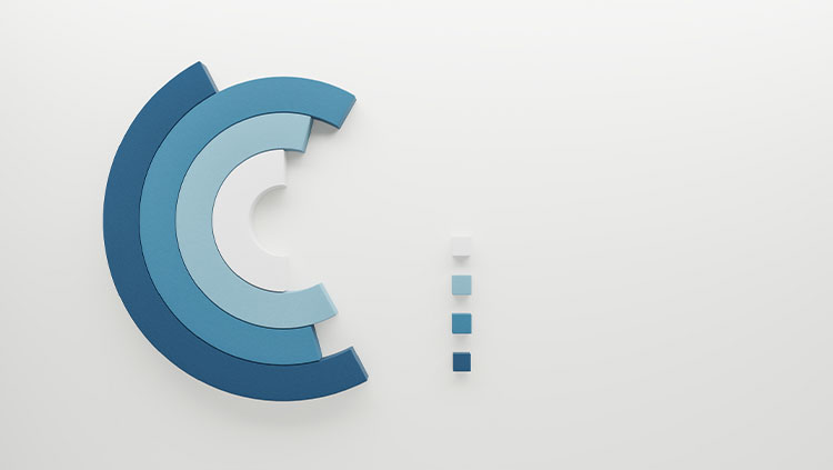 Abstract circular blocks graph