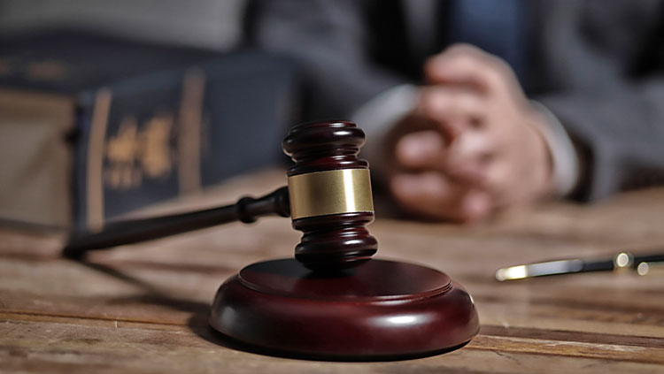 Desk person gavel
