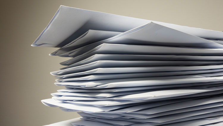 Stack of envelopes