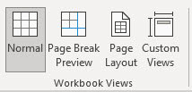 Excel screen shot