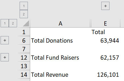 Excel screenshot