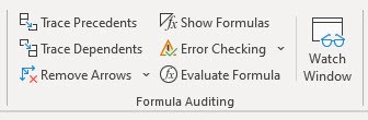 Excel screenshot