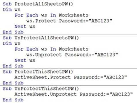 Excel screenshot