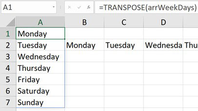 Excel screenshot