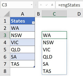 Excel screenshot