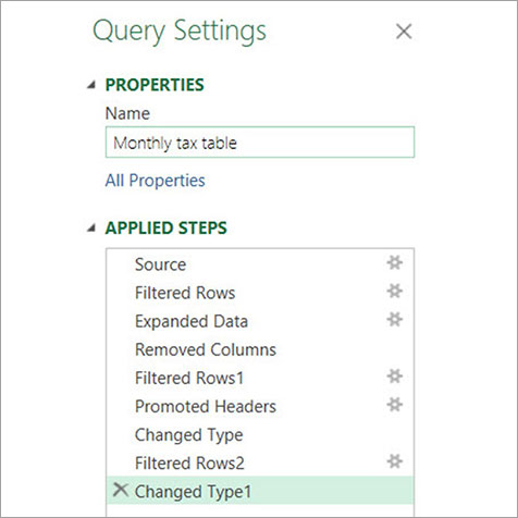 Excel screenshot