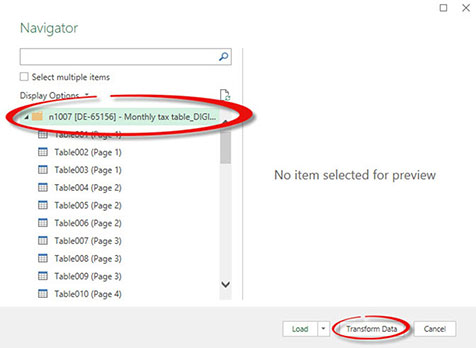 Excel screenshot