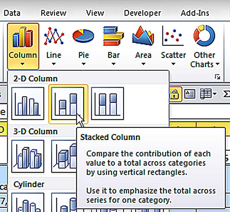 Excel screen shot