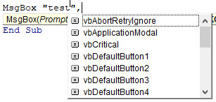 Excel screenshot