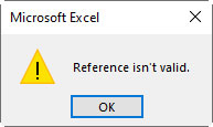 Excel screenshot
