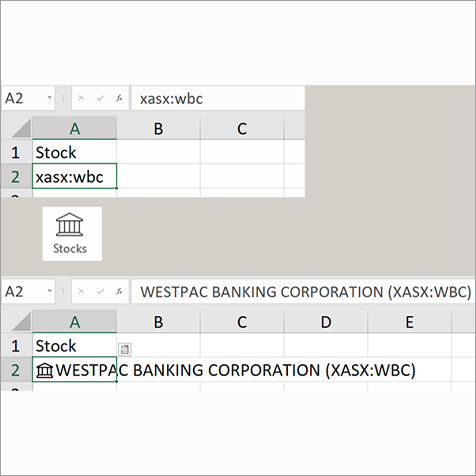 Excel screenshot