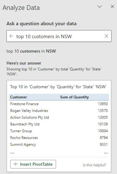 Excel screenshot