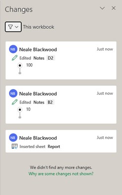 Excel screenshot