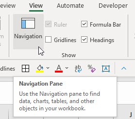 Excel screenshot